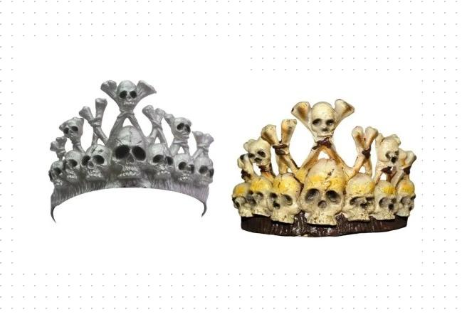 TIARA/COROA CAVEIRA